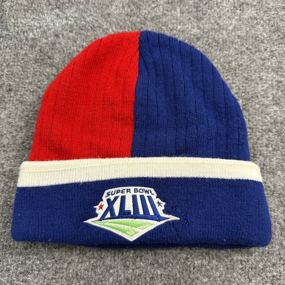Super Bowl XLIII 43 Tampa Bay 02.01.09 Knit Beanie Hat‎ NFL Football Winter Cap
